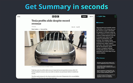 TLDR this :: Get quick insights with tldr this - an AI summarizer that turns any article or website into a clear, brief summary in seconds