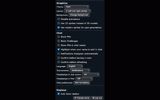 Showdown Replay Auto Saver :: Chrome extension to automatically save Pokémon Showdown replays to local storage.