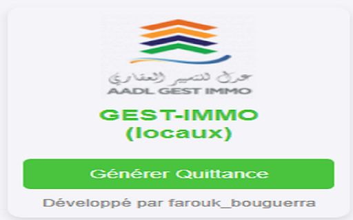 GEST-LOCAUX :: GEST-LOCAUX génère automatiquement des quittances de paiement en utilisant les informations des locaux saisies dans ERP de GESTIMMO