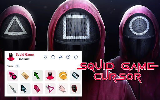 Squid Game Cursor - Custom Korean Drama Cursor for Chrome :: Navigate through the digital world with Squid Game cursors. Perfect for fans of survival games, Korean drama & thrilling action!