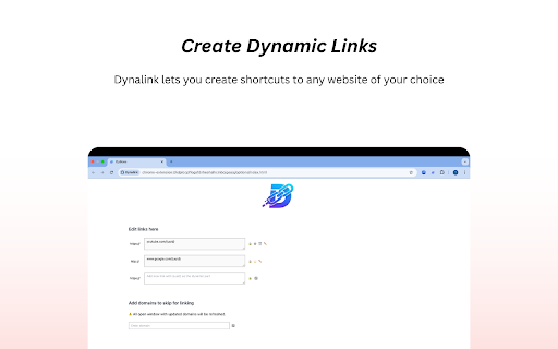 Dynalink :: Create dynamic links and navigate painlessly between websites