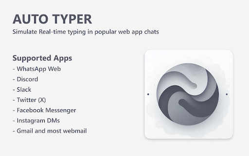 Auto Typer Extension :: A Chrome extension that continuously types and removes text from input fields