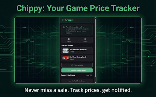 Chippy :: Never miss a game deal. Track prices and get instant alerts when titles drop. Works with Chippy - no sign-in needed.