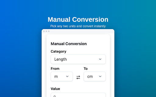 Universal Unit Converter :: Converts units on webpages and provides a popup converter.
