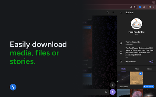 Telegram Video Downloader – Batch Download Telegram Videos & Media :: Telegram Video Downloader for private channels and groups. Batch download videos, photos, and media with pause and resume support.