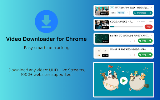 Video Downloader for Chrome plus :: Download Videos from the Web