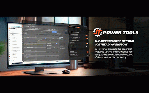 JT Power Tools :: Supercharge JobTread with task checkboxes, dark mode, text formatting, quick notes, and 16+ productivity features for contractors.