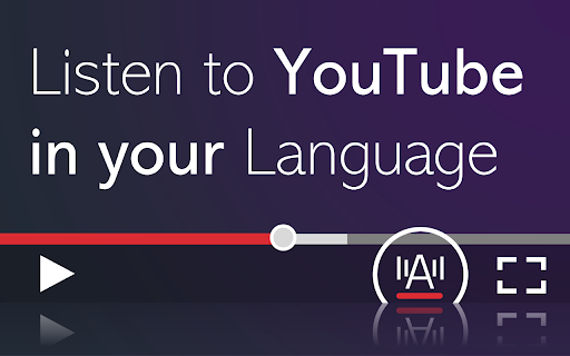 AI Voice Over for YouTube :: Experience foreign language YouTube videos in your native language