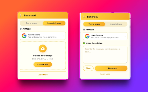 Banana AI – AI Photo Editor & Image Generator :: Create and edit 4K AI images with Banana AI. Powered by Nano Banana and Nano Banana Pro, Seedream and GPT models.