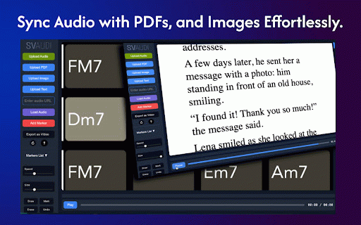 SVAUDI Audio Synchronization for PDF, Text and Images :: Svaudi - Audio and PDF, Image and Text Sync Tool