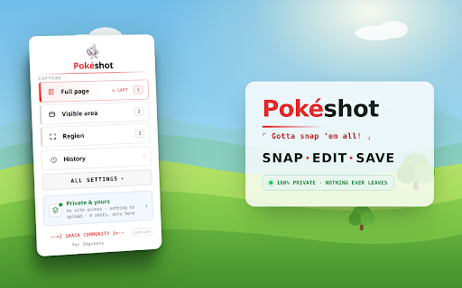 Pokéshot :: ⌜ Gotta snap 'em all! ⌟