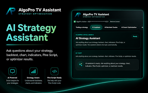 AlgoPro TV Assistant :: Strategy optimization assistant for TradingView.
