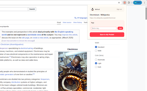My Pocket :: A focused space to store, revisit, and organize your favorite links
