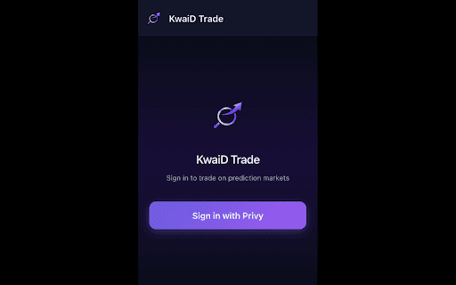 KwaiD Trade :: KwaiD Trade - Trade Polymarket markets directly from Twitter context