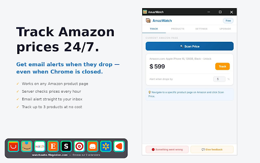 AmazWatch - Amazon Price Tracker :: Track prices on Amazon and get email alerts when they drop.