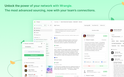 Wrangle :: Supercharge your sourcing with Wrangle and find quality candidates, faster.