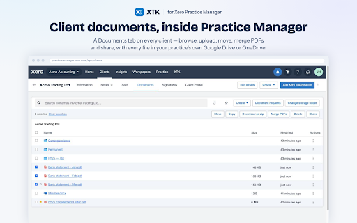 OctaByte XTK :: Productivity toolkit for Xero Practice Manager