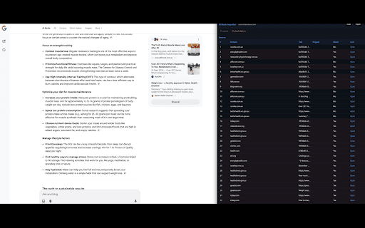 AI Mode Inspector :: Expose hidden AI Mode queries, citations and JSON data directly inside Google