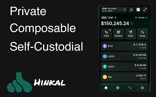 Hinkal Wallet :: Invisible Wallet