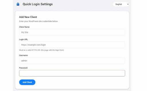 Quick Login :: One-click login to any website. Securely store credentials and auto-fill login forms across all your sites.