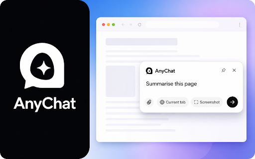 AnyChat: AI-Powered Browsing: ChatGPT, Claude, DeepSeek, Gemini, Grok :: Type once and send to ChatGPT, Claude, Gemini, DeepSeek, Grok, and more—using the accounts already signed in to your browser.