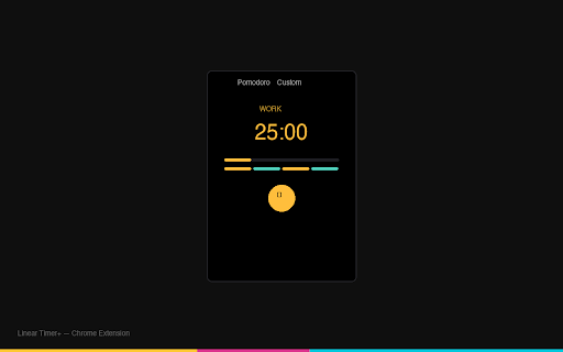 Linear Timer :: Customizable interval timer with Pomodoro, presets, scheduling, and break reminders.