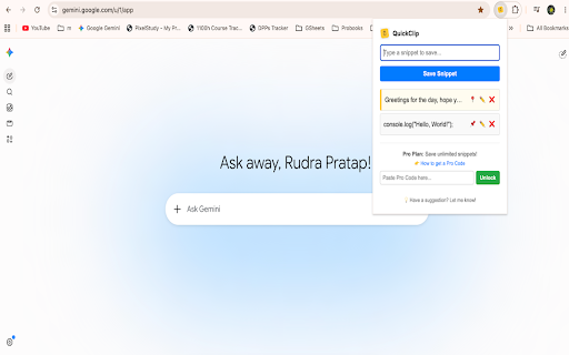 QuickClip :: Save and copy text snippets quickly.