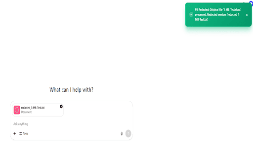 PII Redactor :: Automatically redacts personally identifiable information (PII) from pasted text on any website
