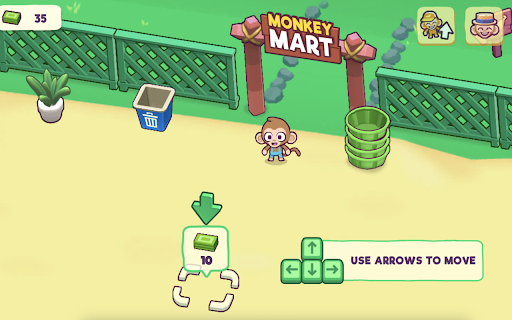 Monkey Mart Game :: Now you can play Monkey Mart Game right on Chrome™ Browser! Offline and Popup Version, without internet required!