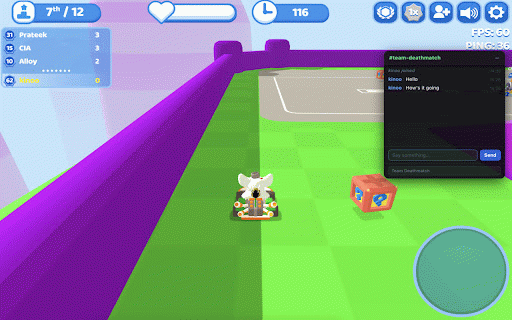 SmashKarts Room Chat :: Room-based chat overlay for SmashKarts modes.