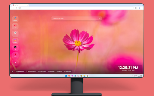 Pink Flower Wallpapers – Floral Nature Backgrounds :: Brighten your browser with elegant pink flowers, soft pastel petals, and blooming floral nature backgrounds.