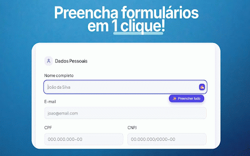 BR Fillo :: Preencha email, telefone, CPF, CNPJ, CEP, e diversos outros dados com um só clique — rápido, seguro e feito para o Brasil.