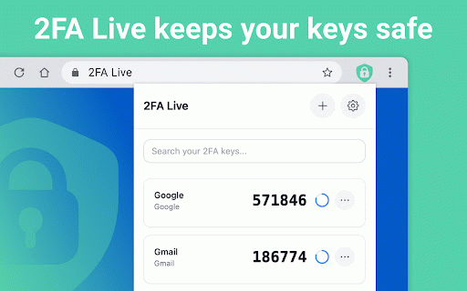 2FA Live :: 2FA Live - Secure authenticator app for two-factor authentication. Generate 2fa codes instantly in your browser for easy access.