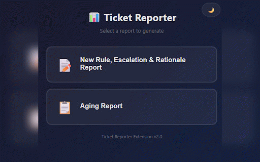 Ticket Reporter :: Fetch tickets and generate reports