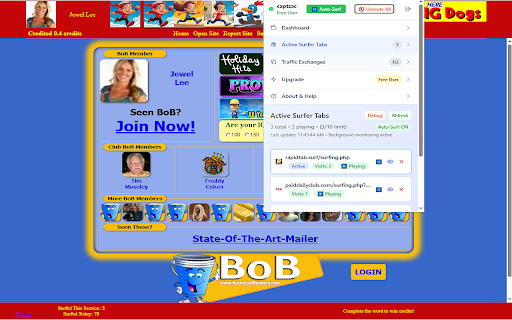 RapidTabSurf :: A Chrome Extension v3 for RapidTabSurf traffic exchange platform