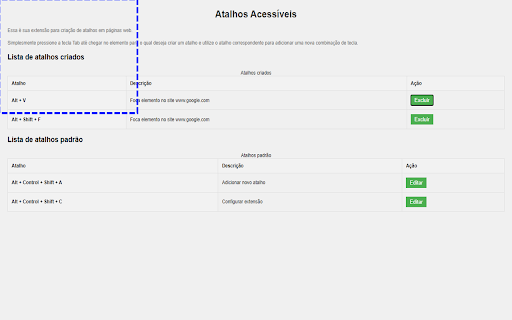 Accessible Shortcuts :: Enables the creation of accessible keyboard shortcuts for focusing on elements within a web page.