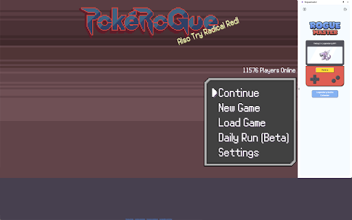 Roguemaster :: - Displays player & opponent pokemon information (Base stats, Learnable skills, Evolution tree, etc)
- View calendar for legendary…