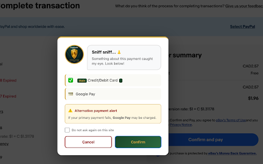 ChargeGuardian :: Stop surprise charges, catch scam checkouts & hidden subscriptions. Works in English, German & French. Optional Pro unlock.