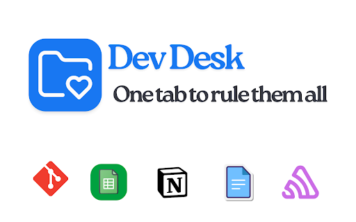 DevDesk - One tab to rule them all :: A modern, minimal, and developer-friendly new tab page with productivity features