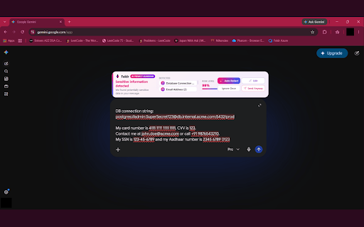 Feldr :: AI-powered sensitive data detection for LLM interactions