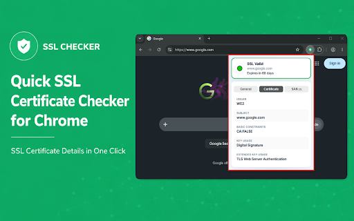 SSL Checker :: Use SSL Checker to check HTTPS certificates, verify SSL details, and monitor certificate expiration dates.