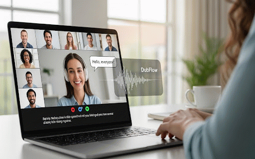 DubFlow: Real-time AI Translation :: Your personal AI interpreter for every meeting.