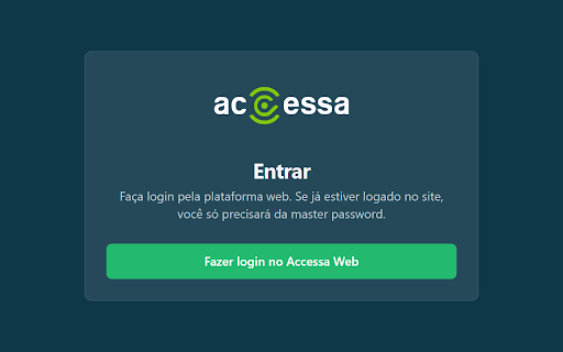 Accessa :: Cofre criptografado para advogados e escritórios: login automático no PJe, TRF e TRT, senhas, certificados com controle por equipes.