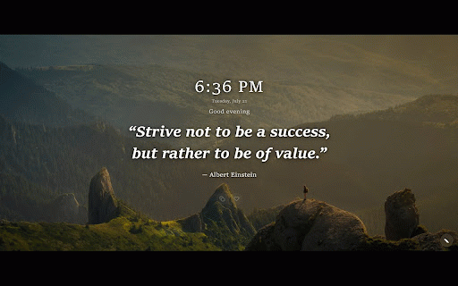 MotivTab: Motivational Quotes for New Tab :: A lightning fast, zero data extension that replaces your new tab with motivational quotes. Fast, beautiful, and customizable.