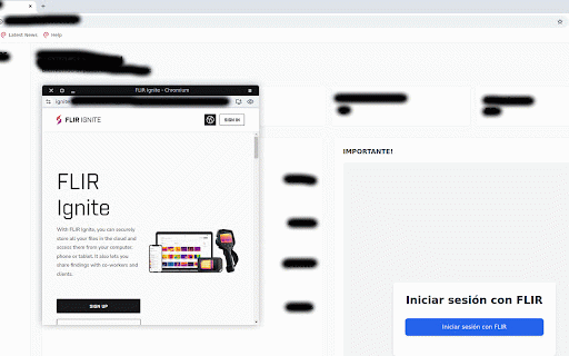 FLIR Code Auto Sender :: Captura la URL completa de redirección de FLIR, obtiene datos desde chrome.storage y envía la URL a la API.
