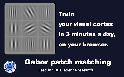 ClearSight — Vision Training & Eye Exercises :: Gabor patch vision training & eye exercises for screen fatigue, eye strain & convergence. 20-20-20 reminders. Free to start.
