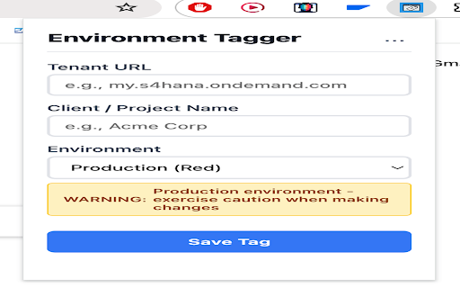 Environment Tagger :: Visual indicators for web environments - distinguish between production, test, and development sites with colored favicon overlays
