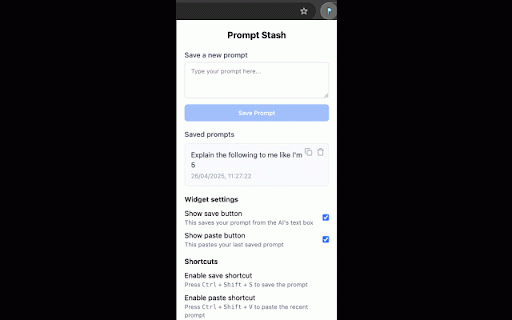 Prompt Stash :: Save and manage your AI prompts.