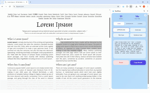 TextFlow :: TextFlow - Your Ultimate Side-Panel Text Workspace
Stop jumping between tabs to format your text. TextFlow brings a powerful suite…