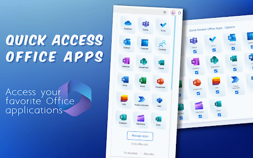 Quick Access Office Apps :: Quick access to Office.com applications
